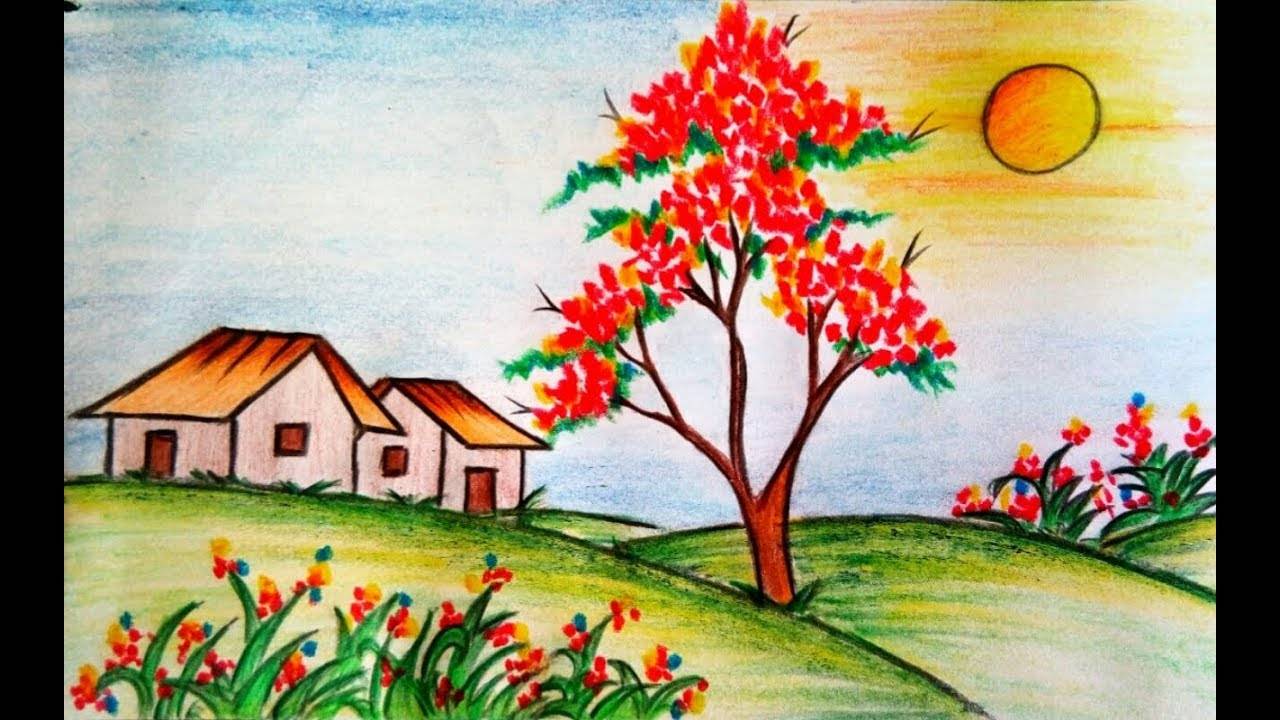 Easy Landscape Drawing Ideas