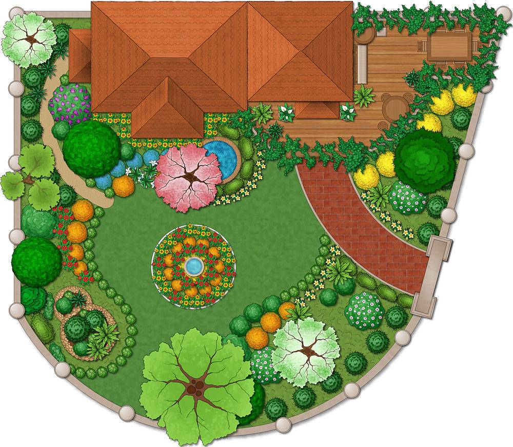 Bhg Free Landscaping Design Flower Garden Plans