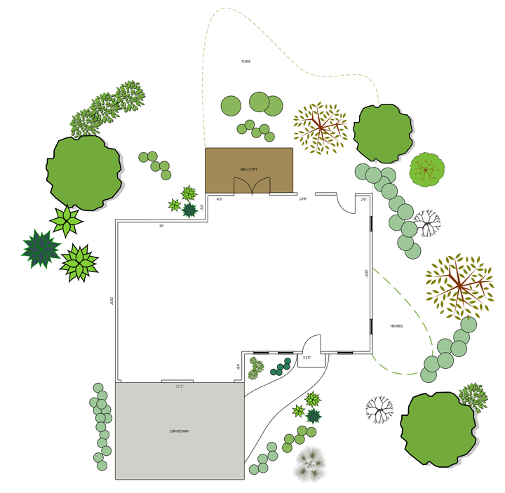 Gardendesignlayout Flower Garden Plans