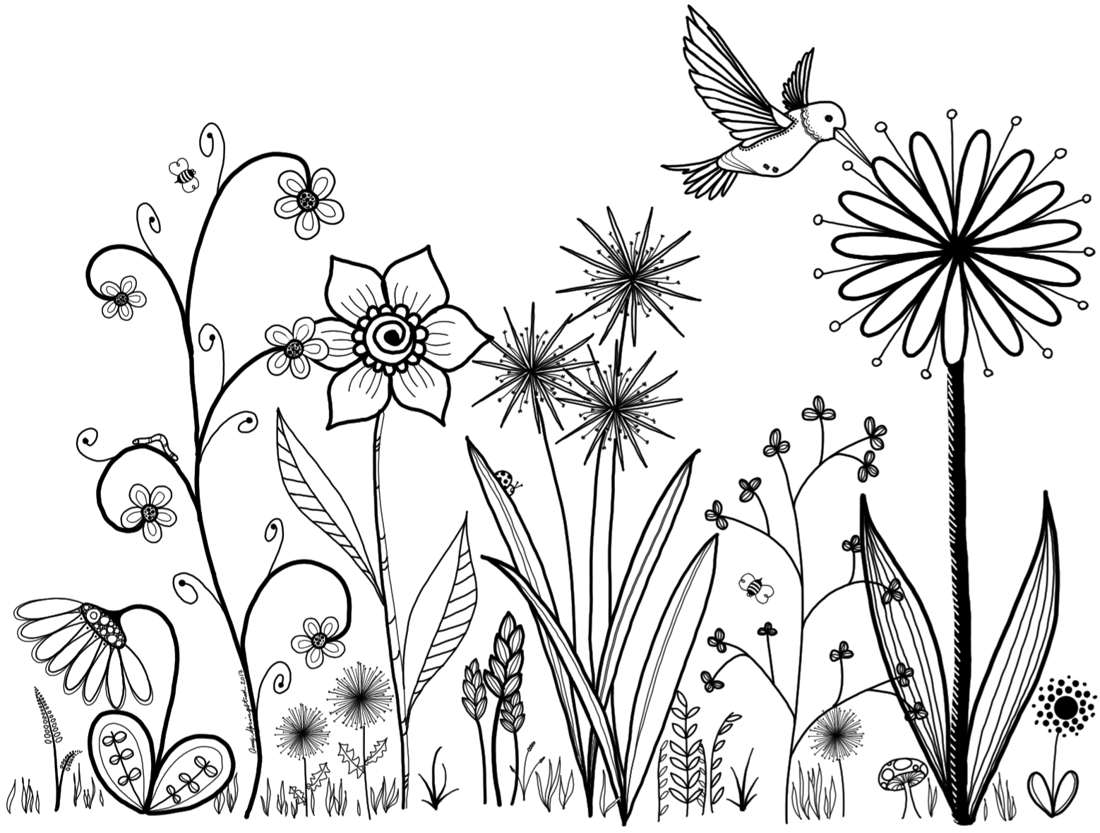 Garden Drawing Details
