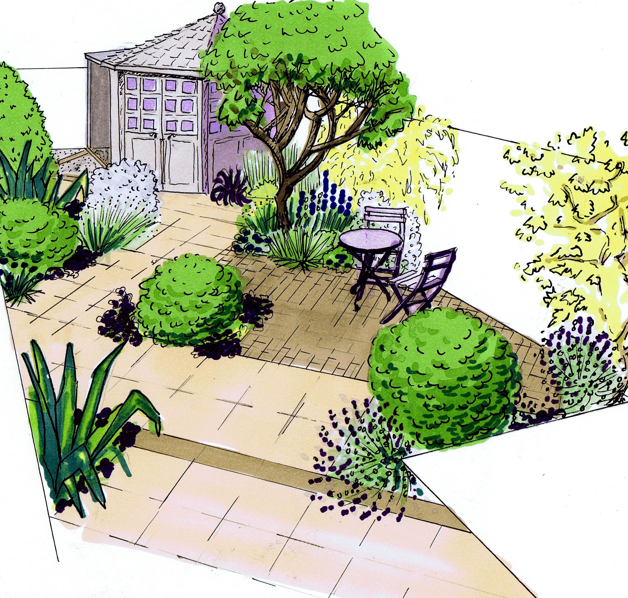 Garden Drawing Details