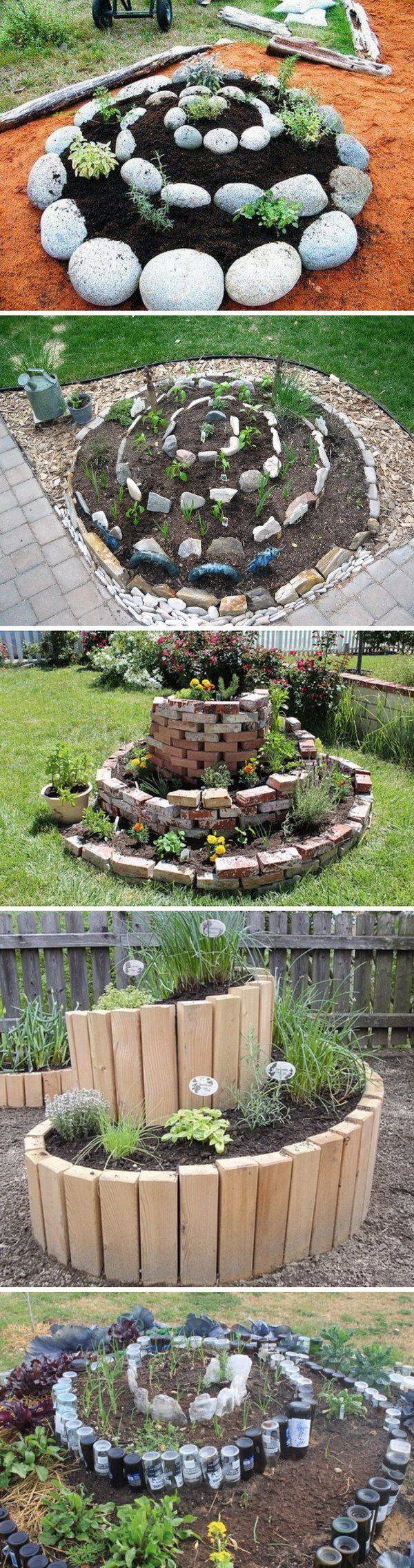 Herb Spiral Vegetable Garden