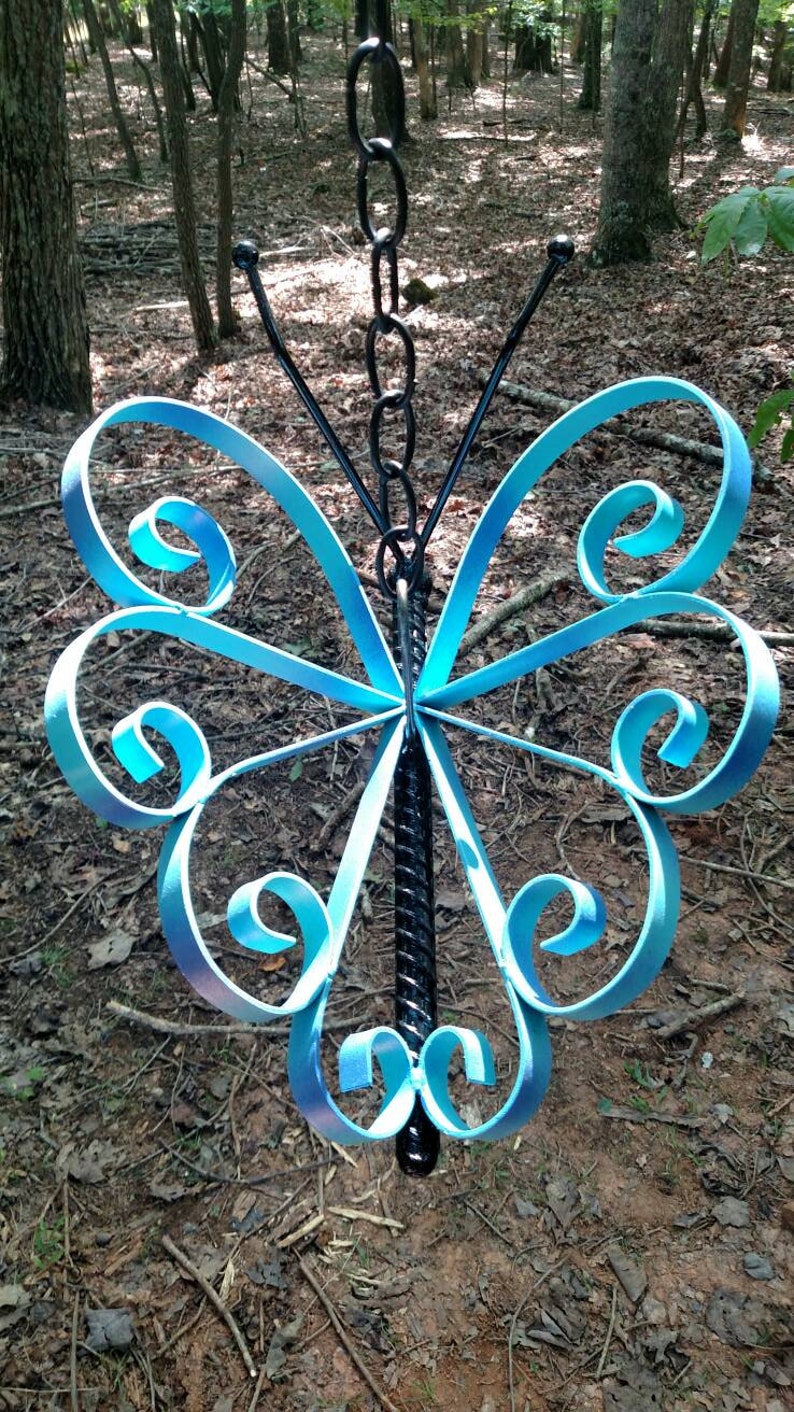 Metal Butterfly Garden Art