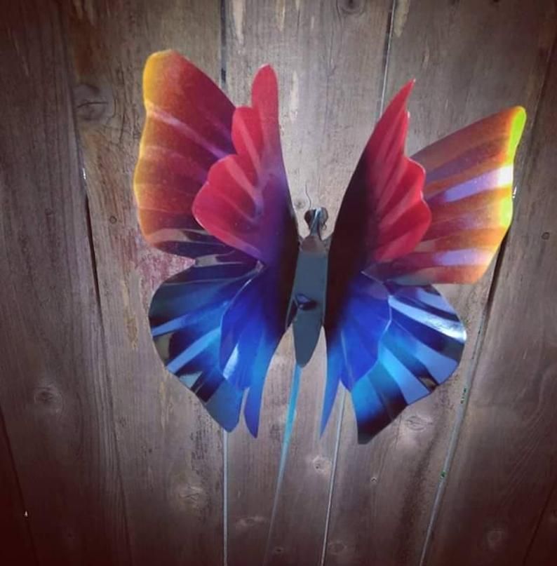 Metal Butterfly Wall Art Butterfly Decor Butterfly Garden