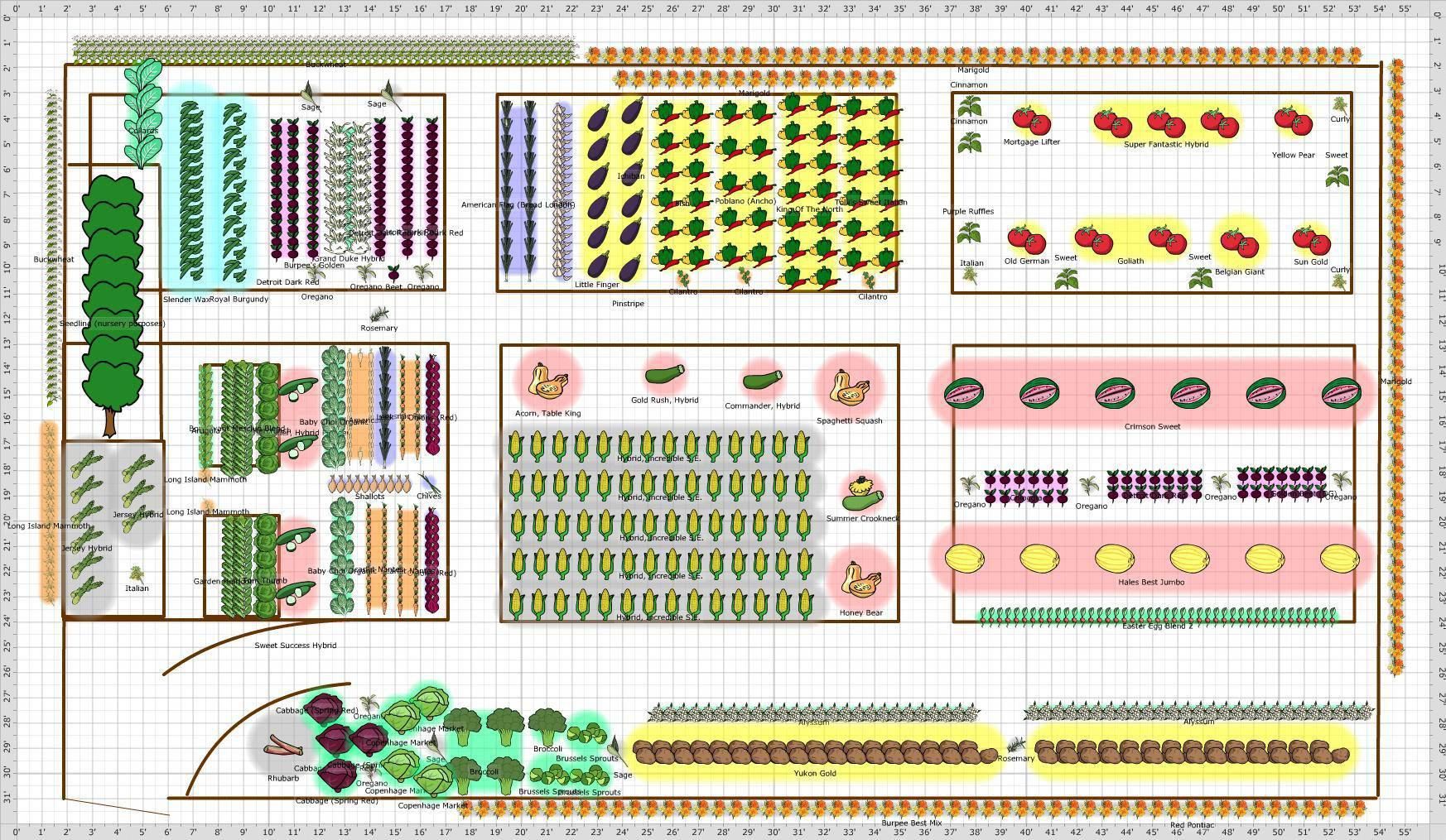 Garden Plan Plot V