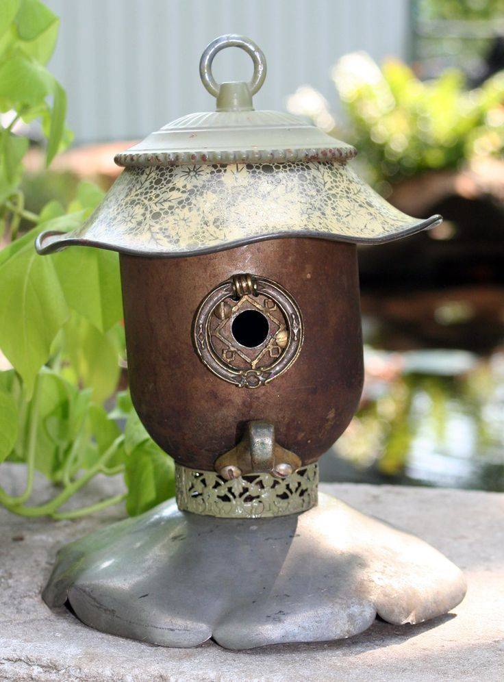 Junk Repurposed Yard Art