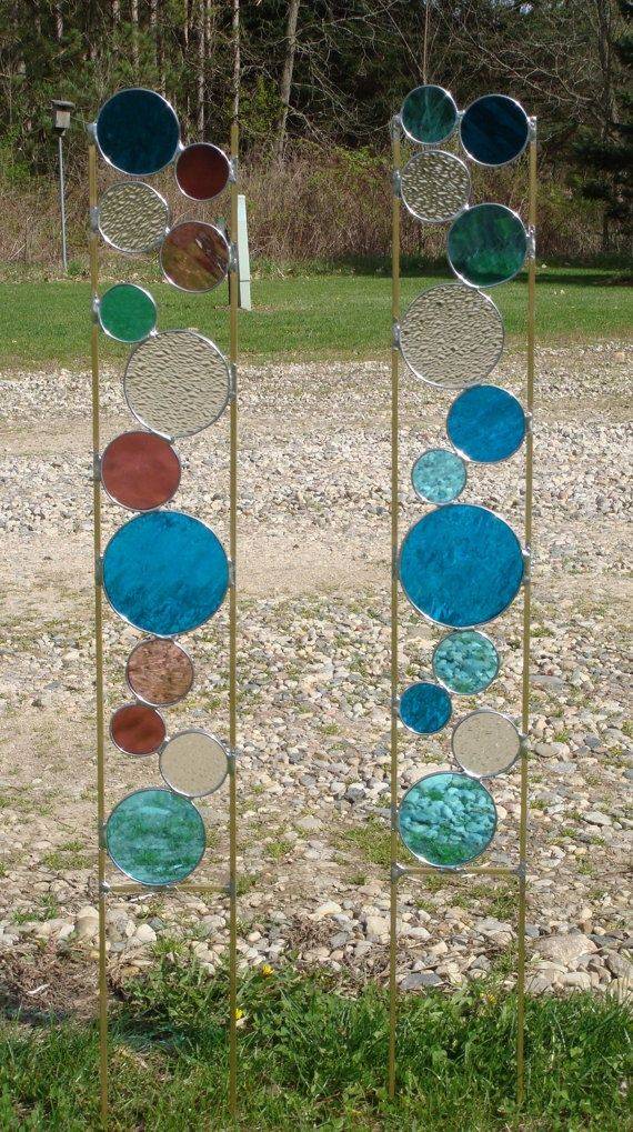 Stained Glass Garden Stake Beauty Indoors