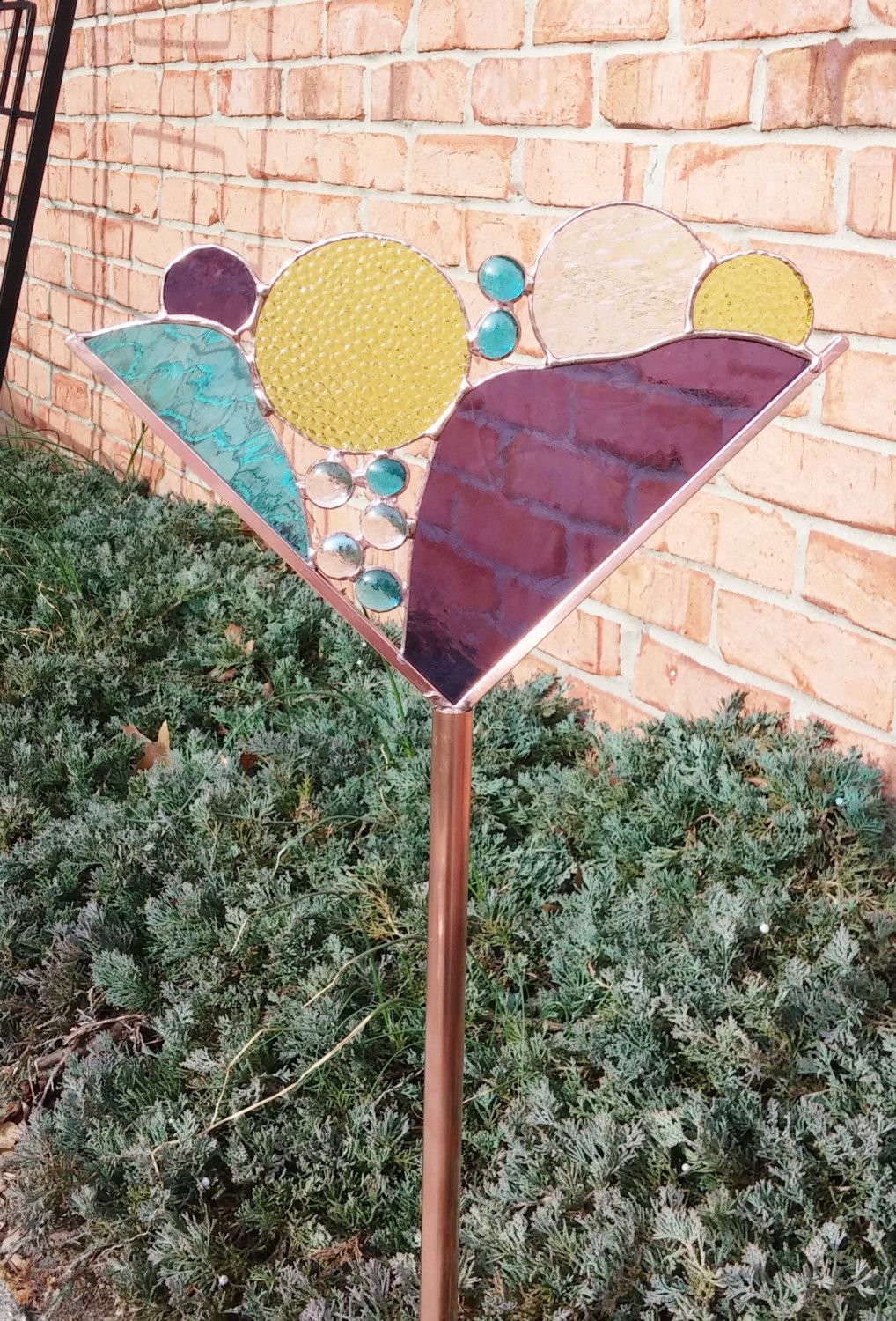 Stained Glass Garden Stakes