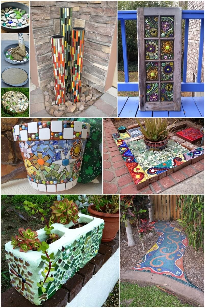 Wonderfull Diy Garden Mosaics Projects