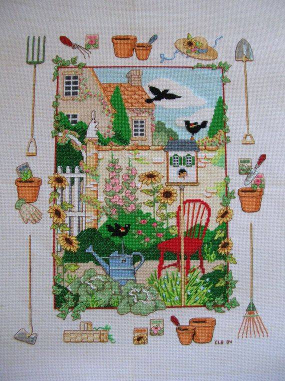 Romantic Backyard Garden Dmc