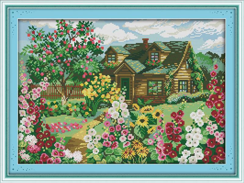 Rose Garden Cross Stitch Pattern Pdf