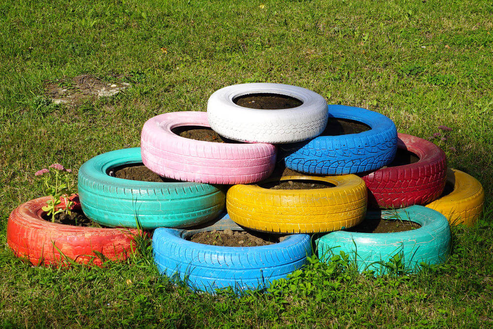 Tire Planters