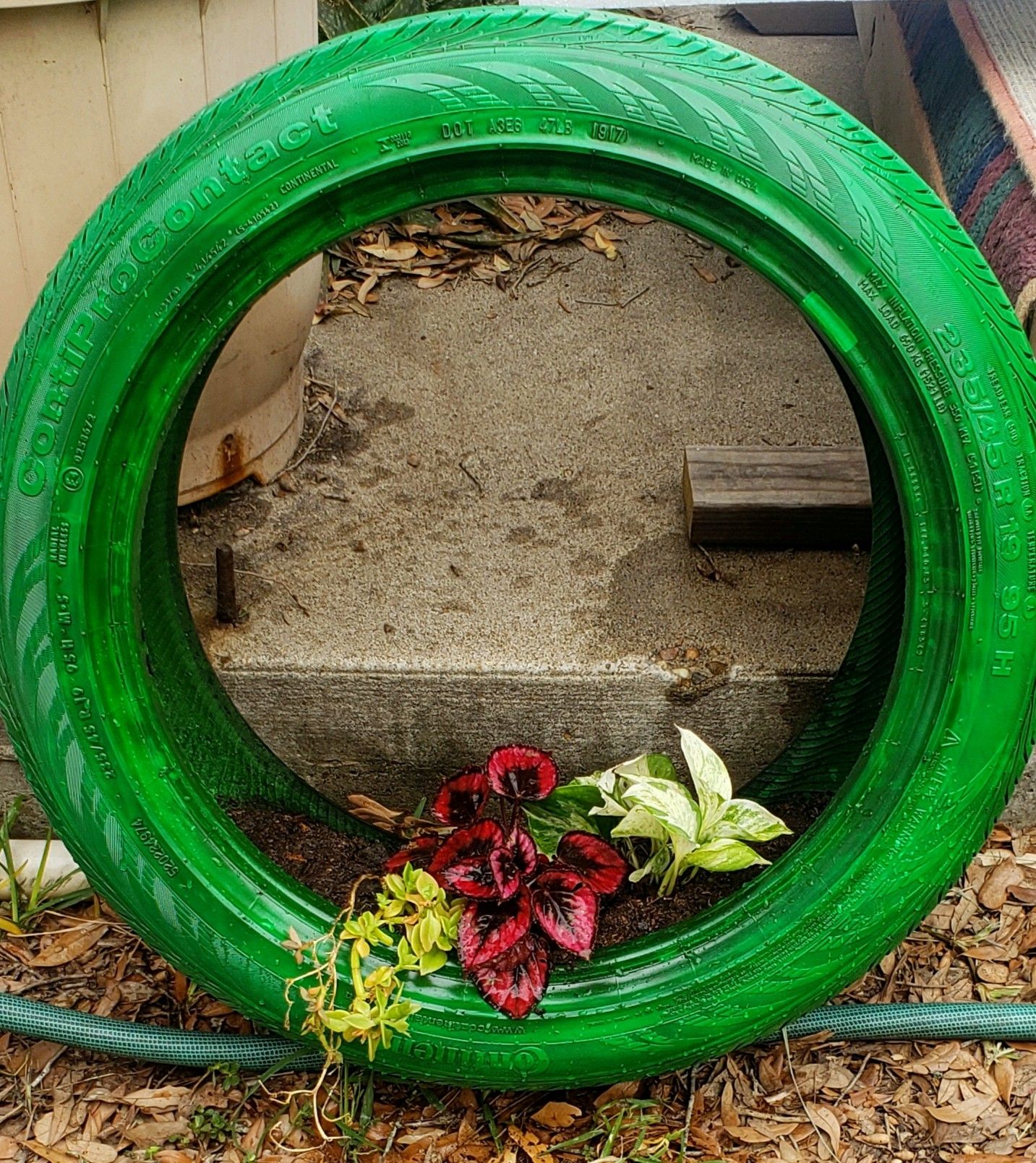 Sunflower Tire Planter Tire Planters