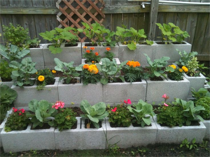 Painted Raised Garden Bed
