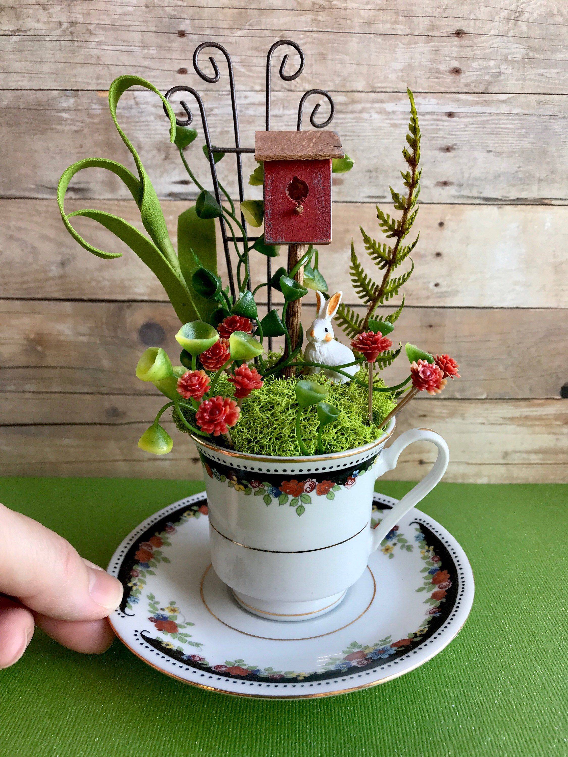 Stunning Diy Tea Cup Fairy Garden Ideas Hoomdesign Fairy Garden