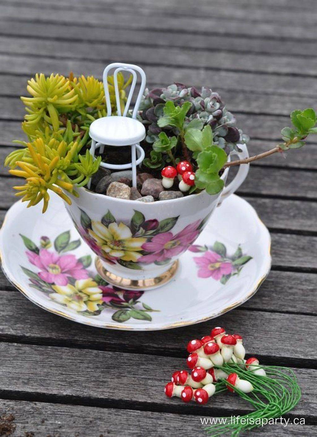 Creative Diy Summer Gardening Teacup Fairy Garden Ideas Page Of