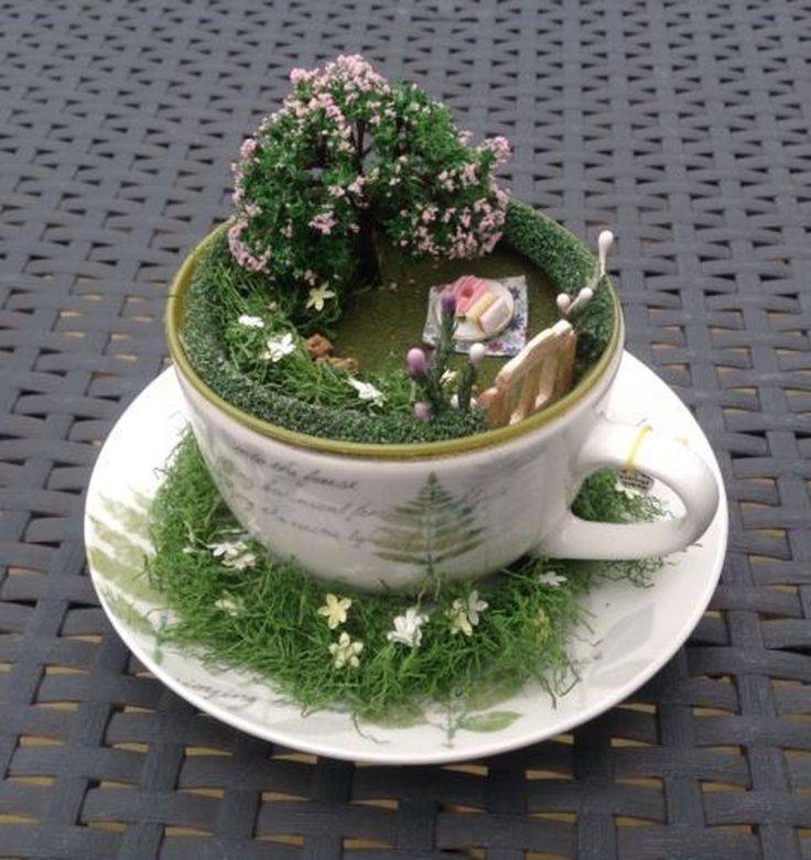Diy Summer Garden Teacup Fairy Garden Ideas