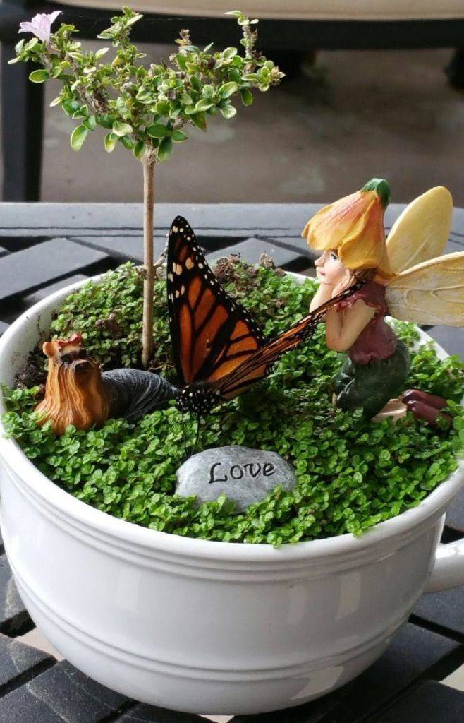 Easy Diy Summer Gardening Teacup Fairy Garden Ideas