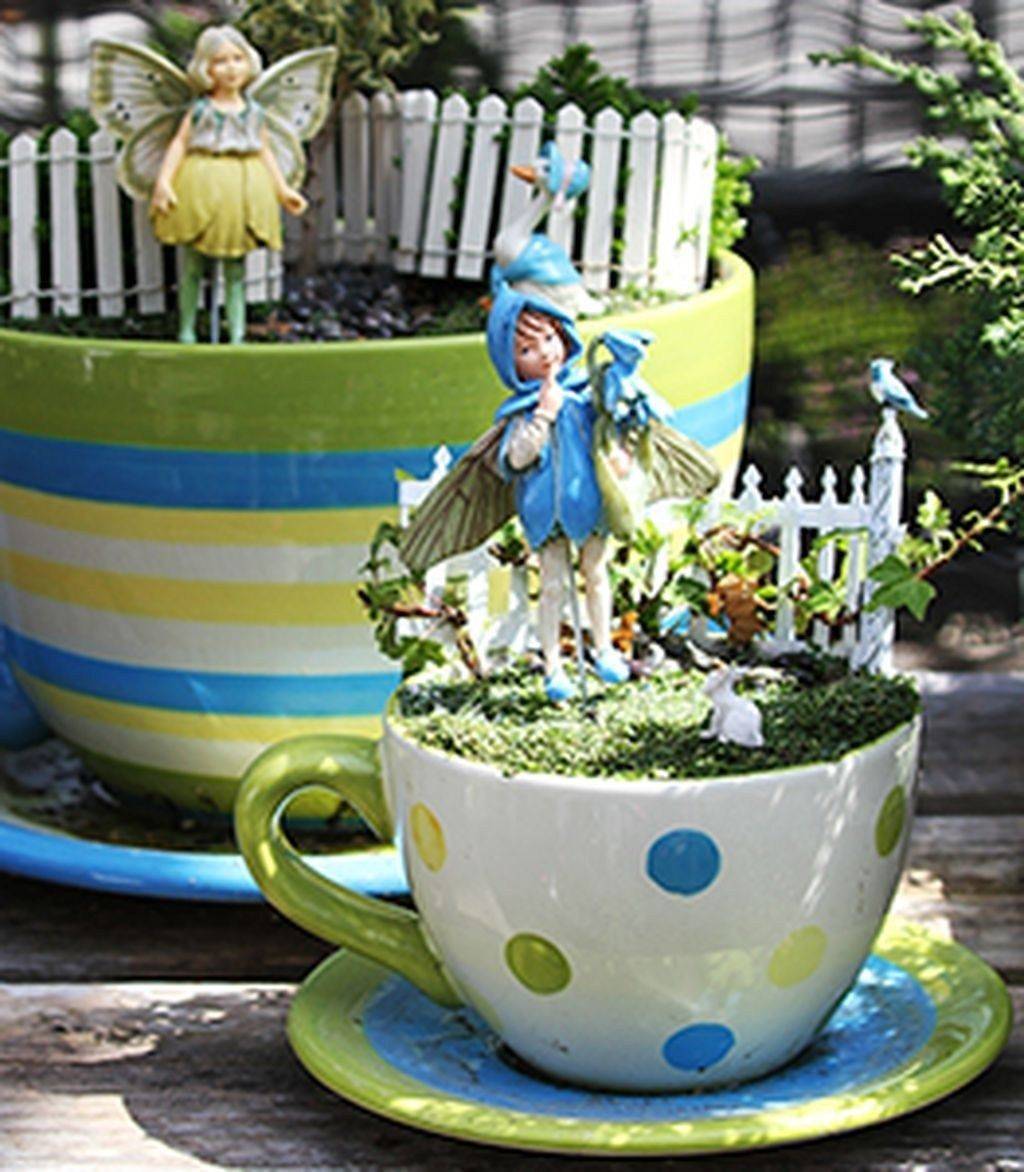 Easy Diy Summer Gardening Teacup Fairy Garden Ideas
