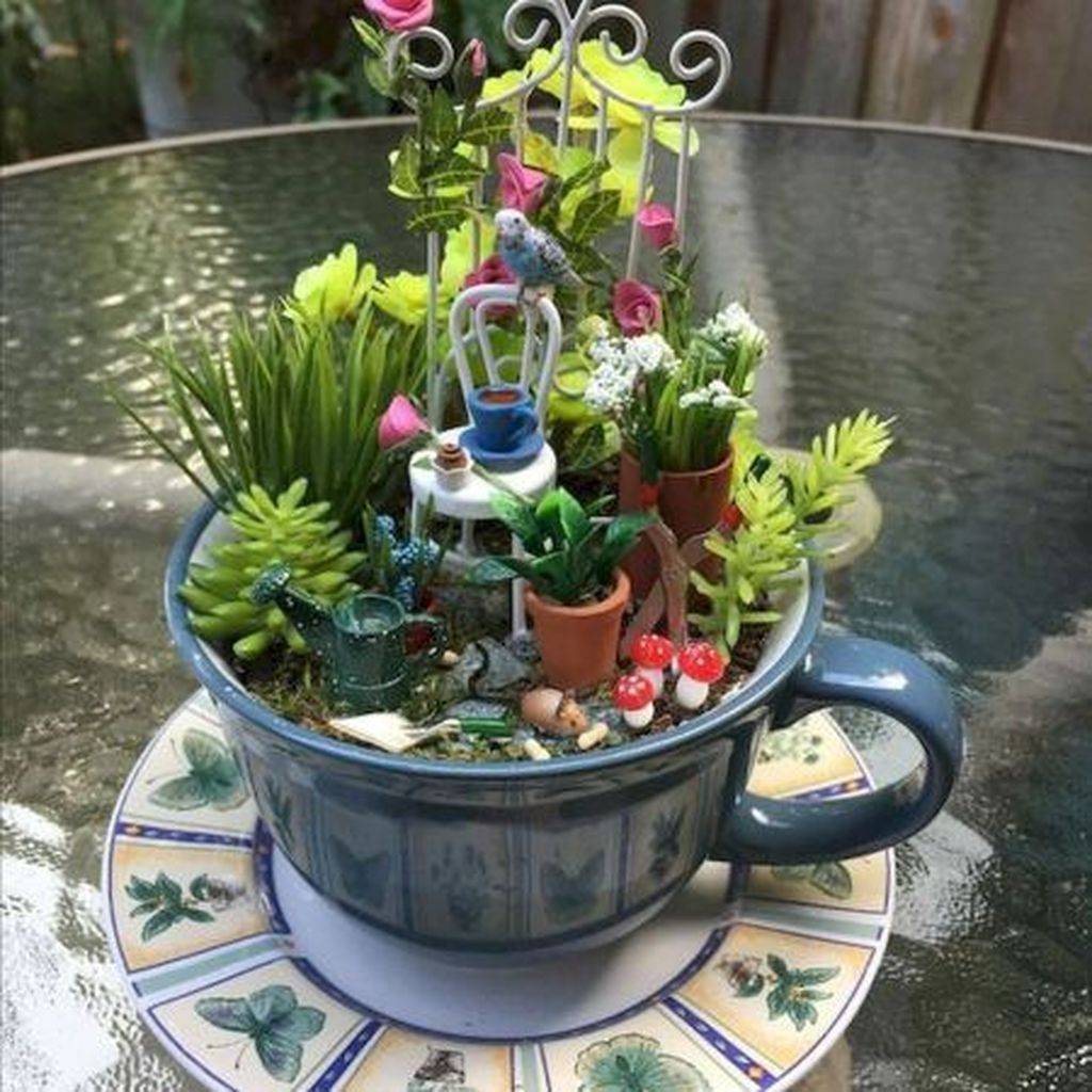 Amazing Diy Summer Garden Teacup Fairy Garden Ideas