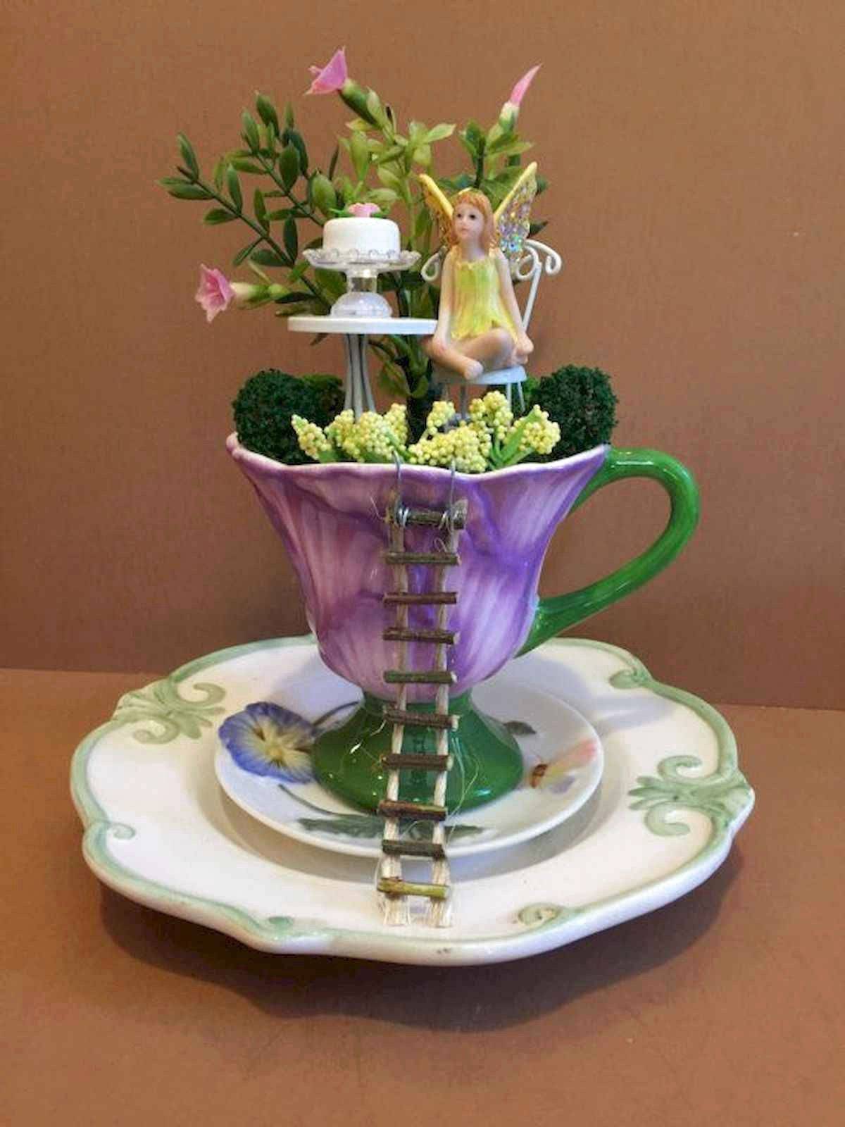 Inspiring Diy Teacup Mini Garden Ideas