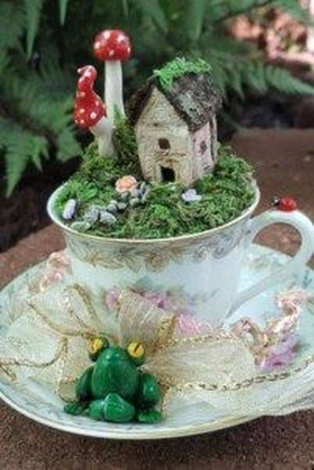 Stunning Diy Tea Cup Fairy Garden Ideas