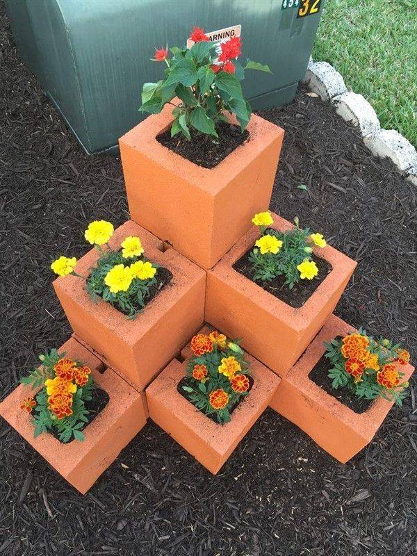 Creative Cinder Block Outdoor Ideas