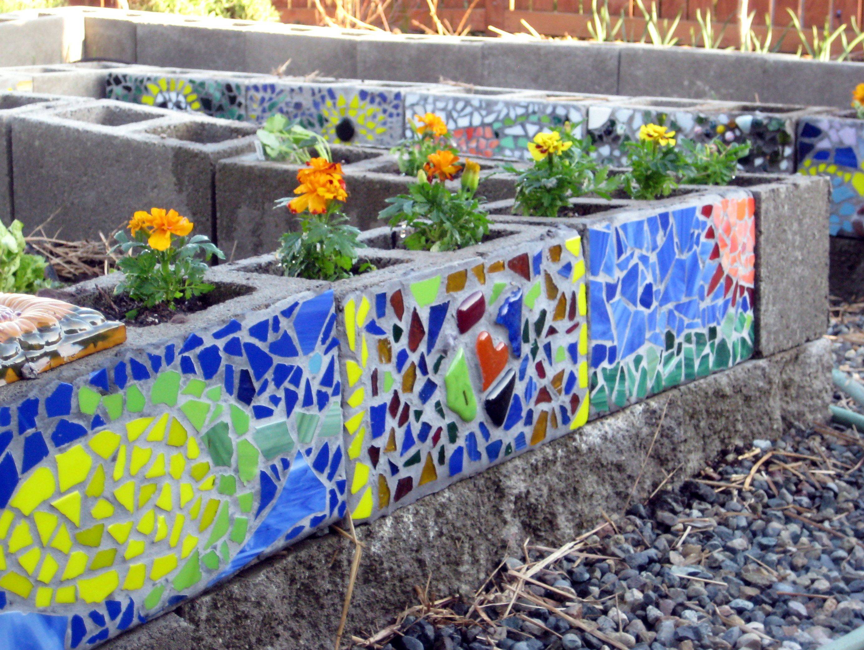 Cinder Block Garden Design Idaes Remajacantikinfo Cinder