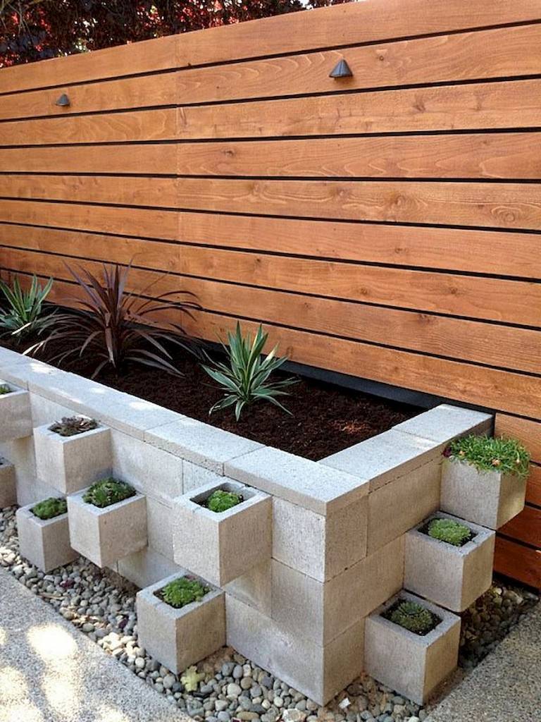 Cinderblock Mosaic Succulent Planter Cinder Block Garden