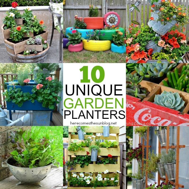 Diy Upcycled Container Gardening Planters Projects