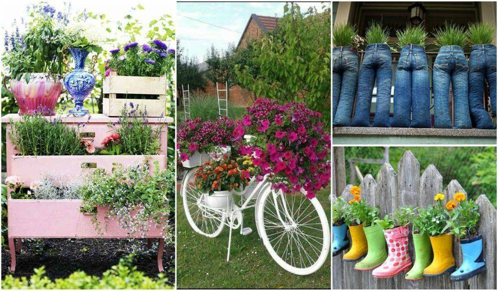 Creative Diy Garden Containers