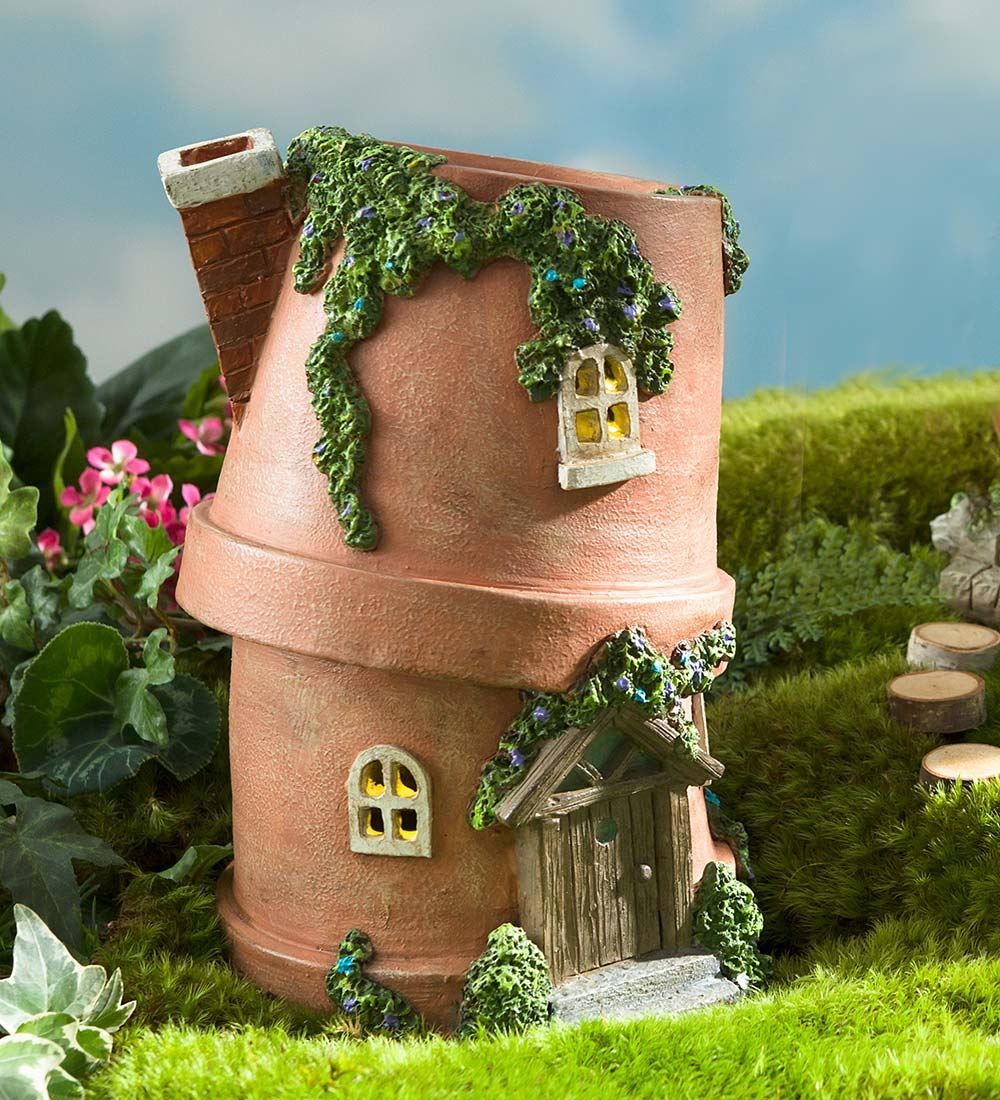 Fairy Garden House Plant Container