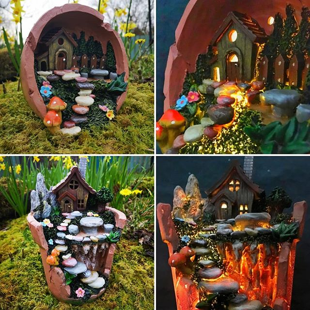 Terracotta Pot Fairy House