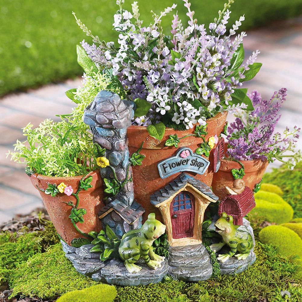 Terracotta Pot Fairy House