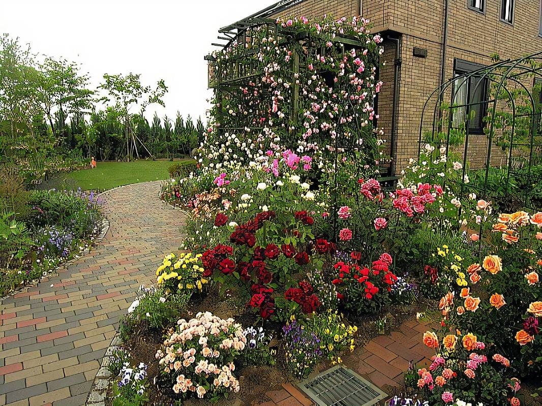 Small Rose Garden Design Ideas