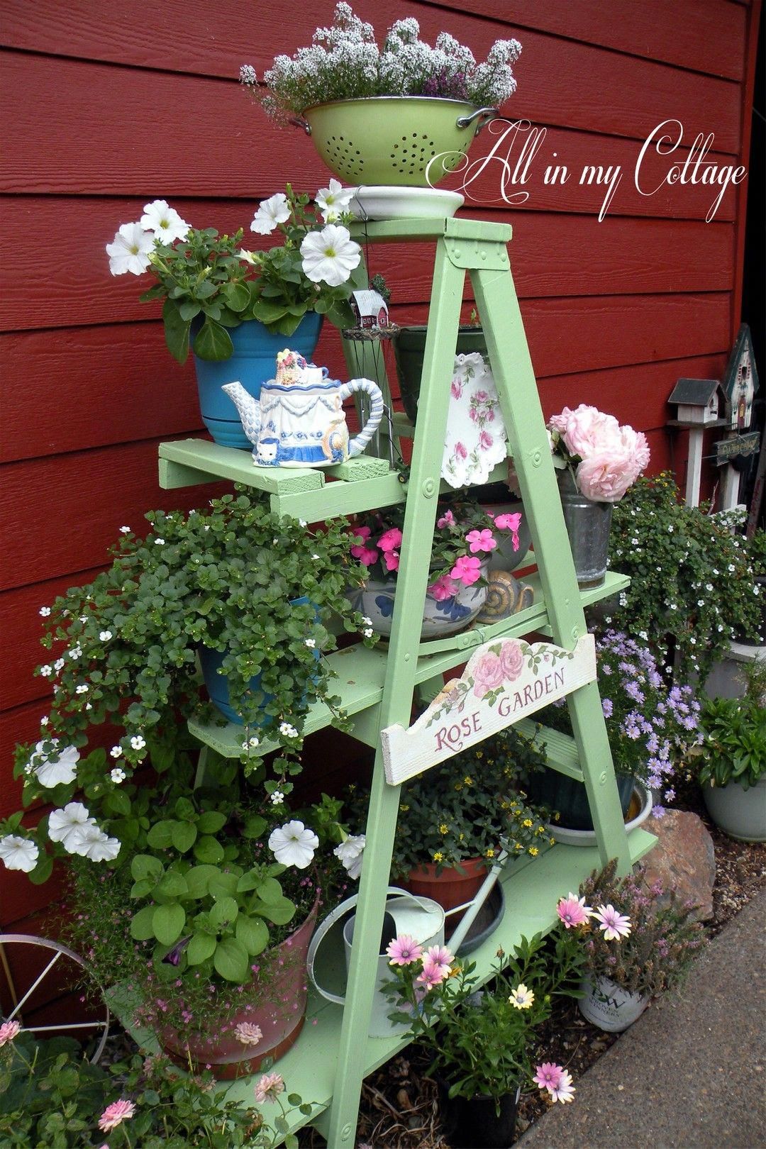 Upcycled Garden Decorating Ideas