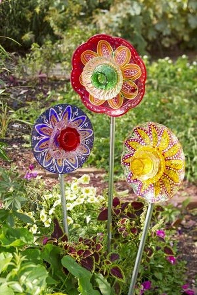 Creative Make Recycled Water Bottle Garden Art