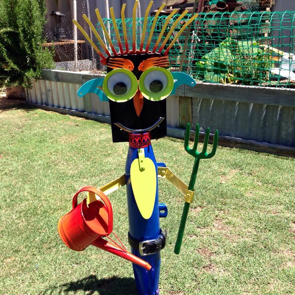 Recycled Glass Glass Garden Art