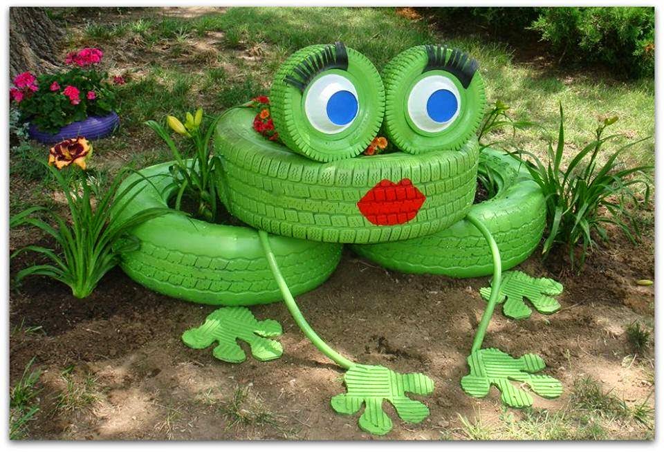 Wonderful Diy Recycled Garden Art Projects