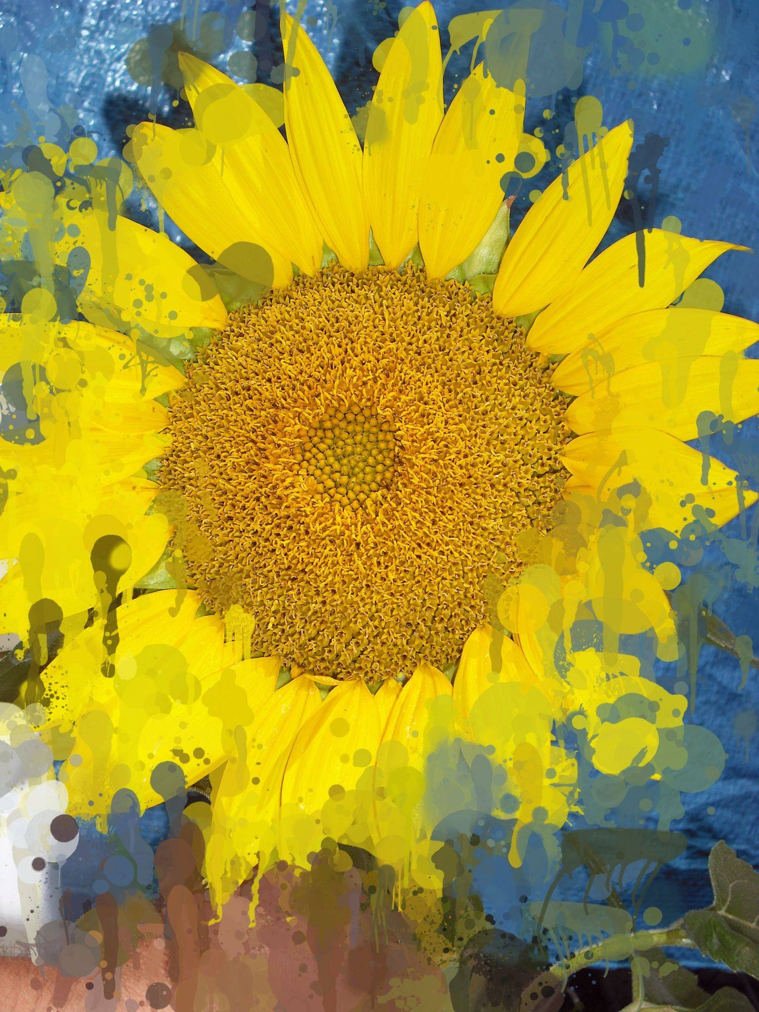 Sunflower Garden Stakes Yellow Metal Flower Stakes Spring Garden