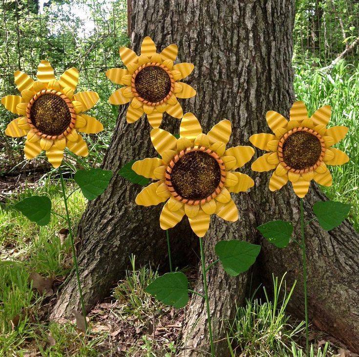Sunflowers Garden Accent Sunflower Garden