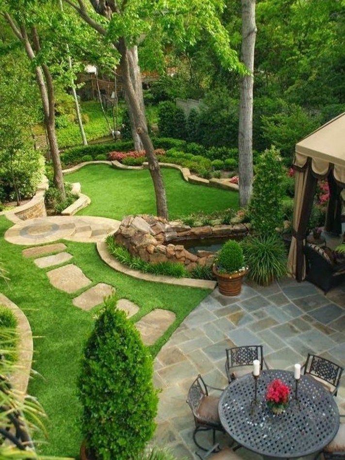 Large Backyard Landscaping