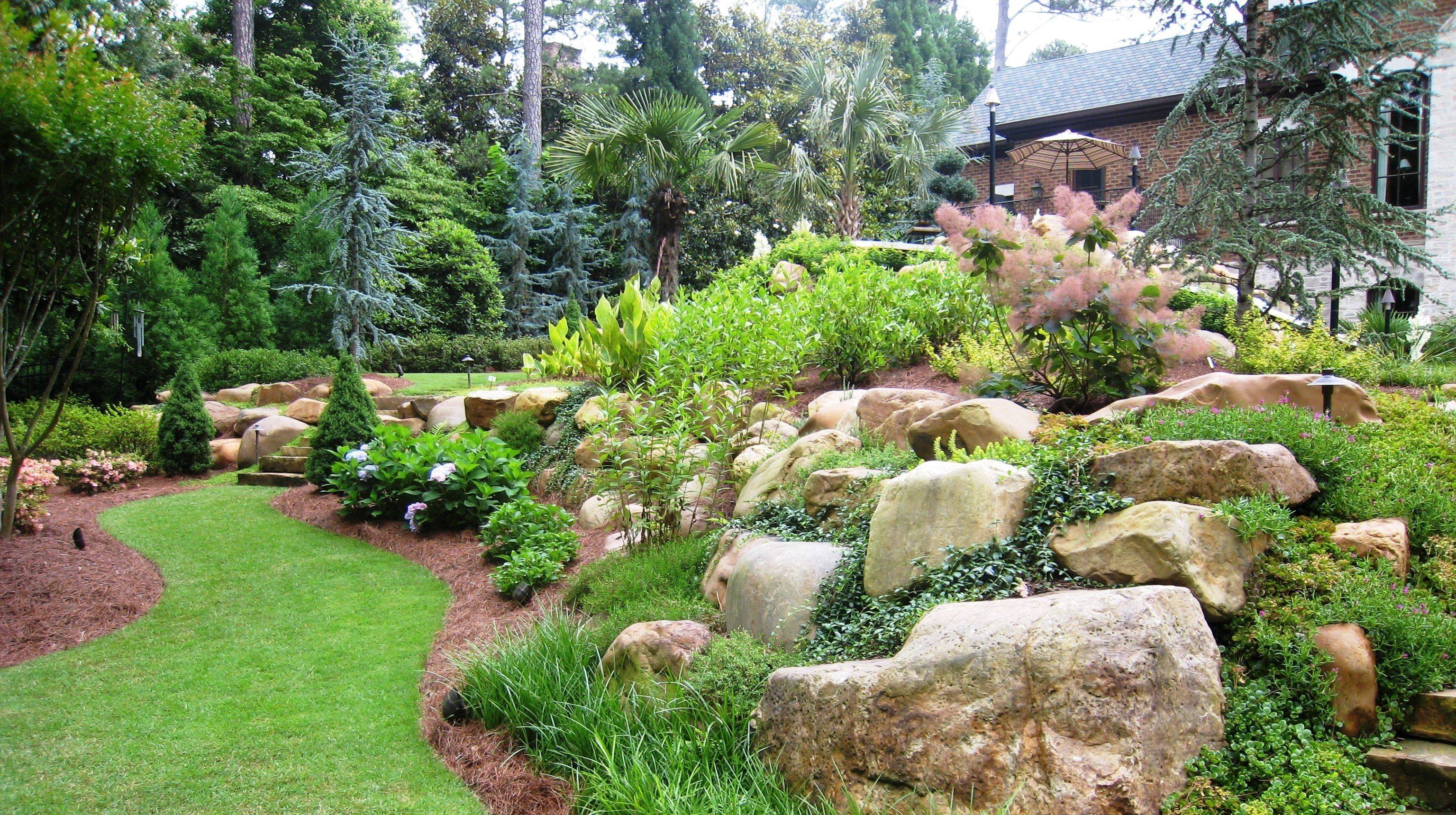 Large Rural Garden Accent Garden Designs