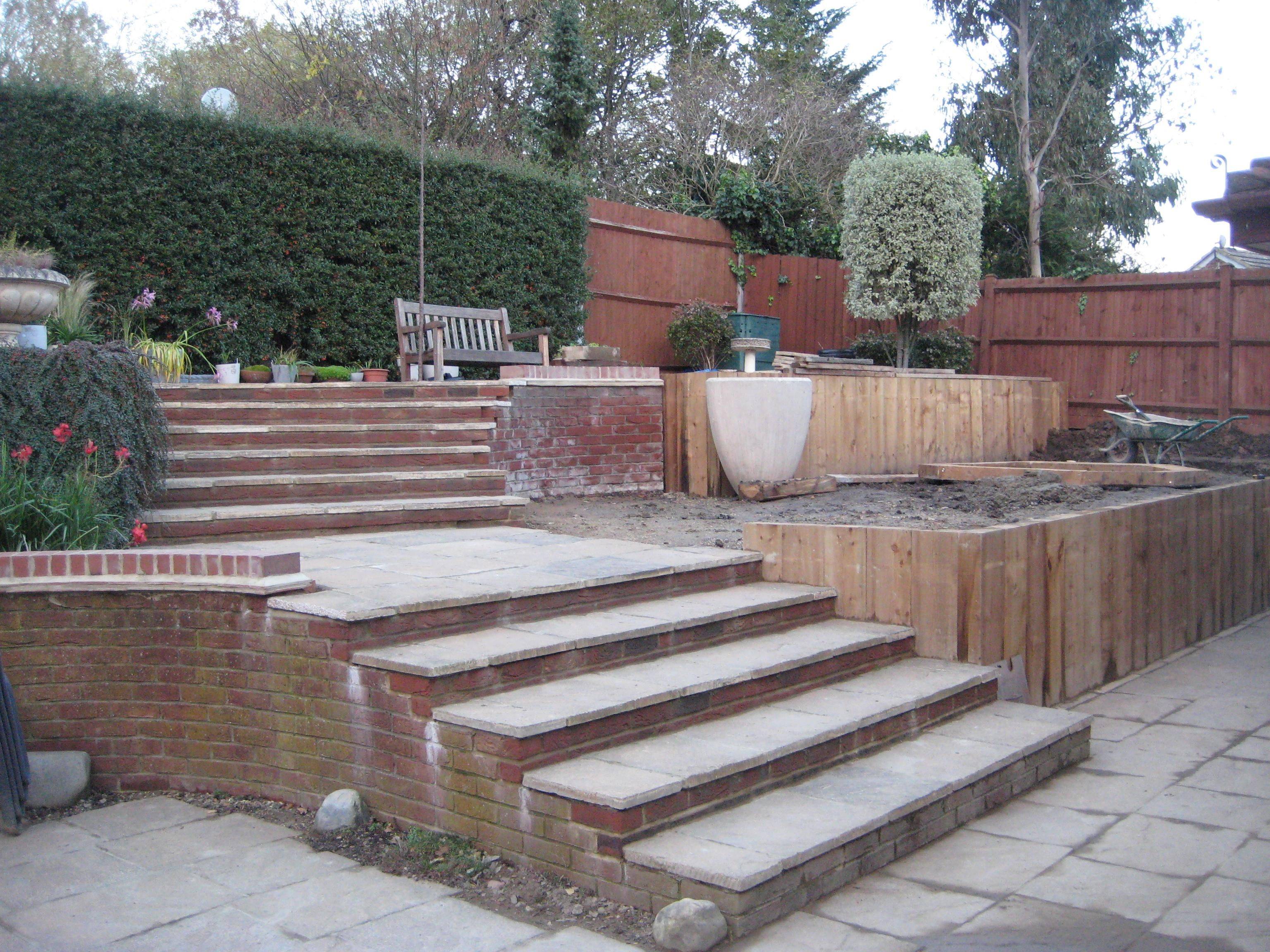 Hillside Tiered Garden