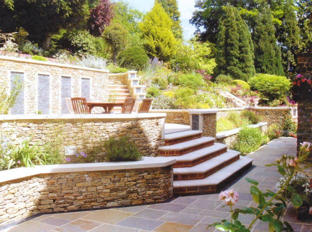 Tiered Garden Sloped Garden