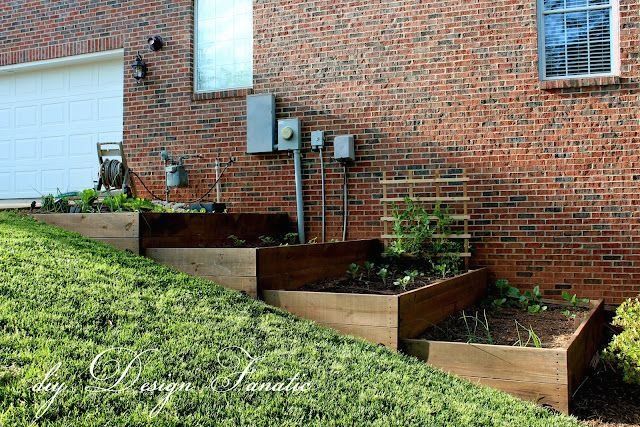 Unique Bed Gardening Landscape Design Ideas Sloped Garden