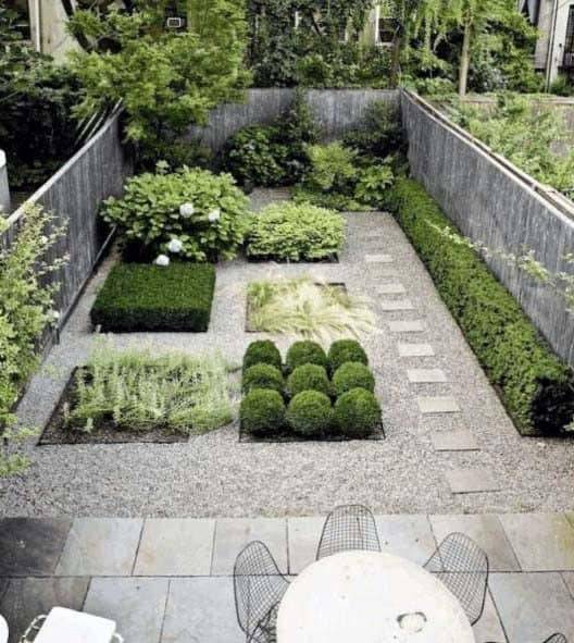 Backyard Gravel Garden Design Ideas