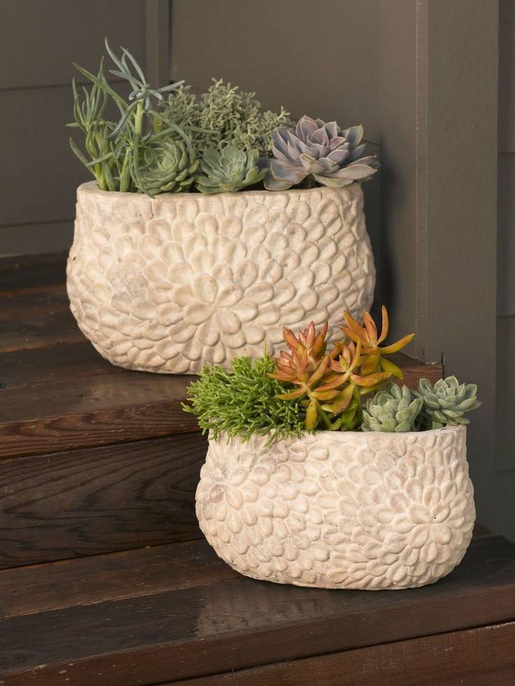 Weave Large Outdoor Planters