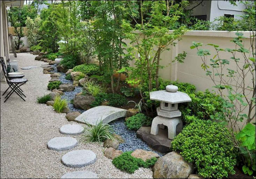 Wonderful Side Yard And Backyard Japanese Garden Design Ideas
