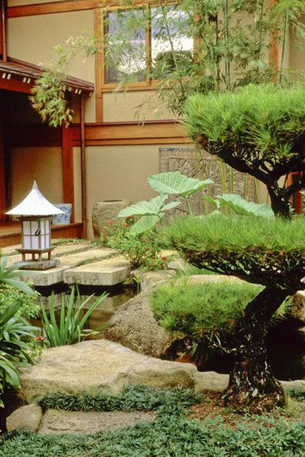 Modernjapanesecourtyardgardendecoration Homemydesign